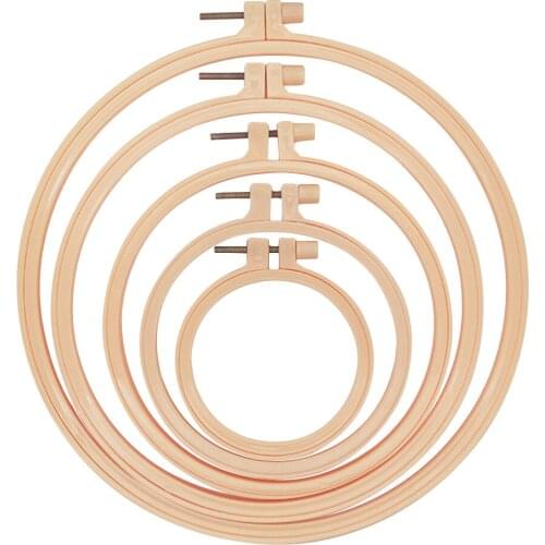 6cm 12cm 18cm 25cm Embroidery Hoops Sewing Hand Show Wood Rings Embroidery Cross Stitch Tambour Frame Embroidery Shed
