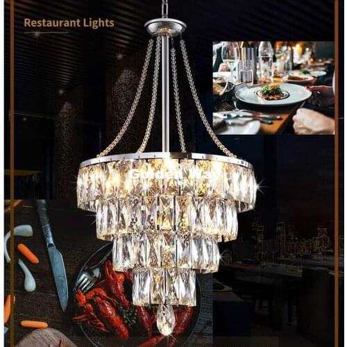 Free Shipping Silver Modern K9 Crystal Chandelier Lamp Pendant Lamp, Lustre De Crystal,Lustres De cristal Pendant Lamp Lighting