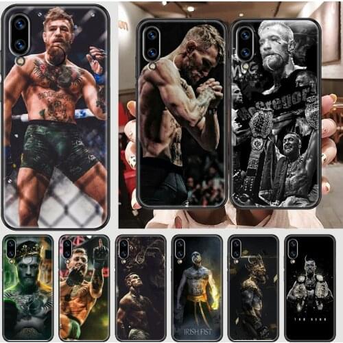 Conor McGregor boxing Phone case For Huawei Honor 6 7 8 9 10 10i 20 A C X Lite Pro Play black luxury cover soft hoesjes painting