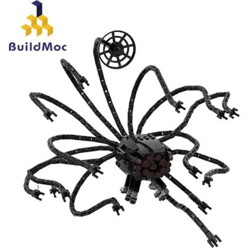 Buildmoc Sci-fi Movies The Matrix Sentinel Octopus Robot enforcers of the Machines Model Building Blocks Toys For Children Gift