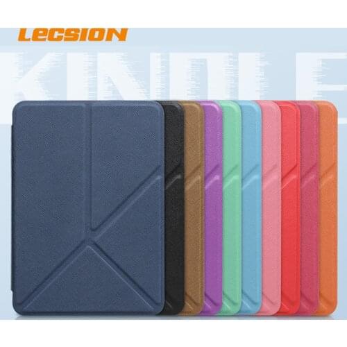 Leather Folding Bracket New Kindle Case For Kindle Paperwhite 4 3 2 1 10th Generation 2019 J9G29R PQ94WIF 6 Inch Book Cover Pink