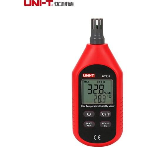 UNI-T Temperature Humidity Meter Mini Digital Indoor Outdoor Sensor Hygrometer Indication Temperature Teaster UT333