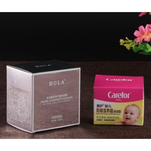 UV Protected CMYK printing Skincare Color Boxes,Screen Printing Surface Handling cosmetic box packaging ---PX11291