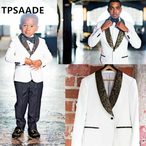 TPSAADE 2020 Latest Custom Ring Boys Casual Full Set of Classic Wedding Groom Tuxedo Suit Mens 2 Piece Set Mens Blazer