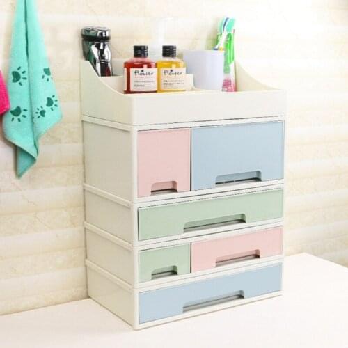 Desktop Sundries Cosmetic Finishing Cabinet Multi-Layer Storage Box Stackable Storage Boxes