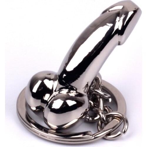 2021 new male genitalia car key ring motorcycle sexy dick creative key chain ladies gift lover toy key chain car key ring