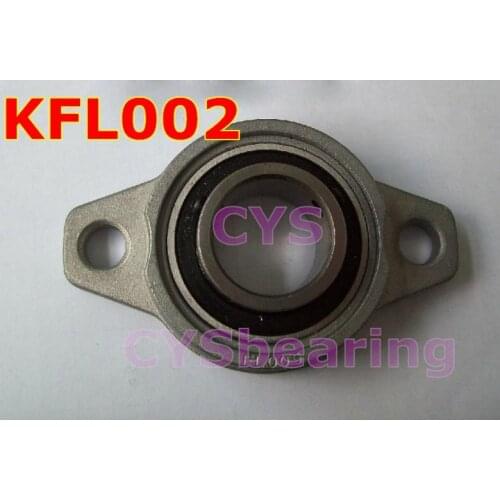 Zinc Alloy mounted bearings KFL002 pillow block bearing housing for 15mm shaft