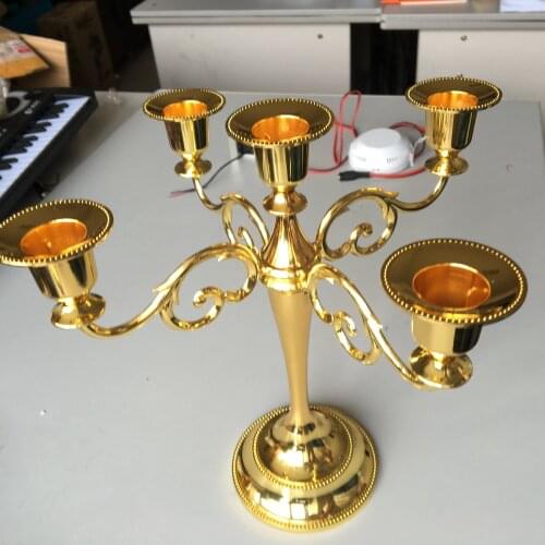 Escape room prop Raise Candlestick Prop raise the wireless Candlestick to unlock 12V lock escape room game props