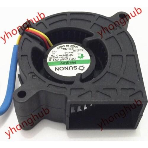 SUNON GB1245PKV1-8 11.B1451A.AR.X.GN DC 12V 0.5W 3-wite 45X45X20mm Server Cooling Fan