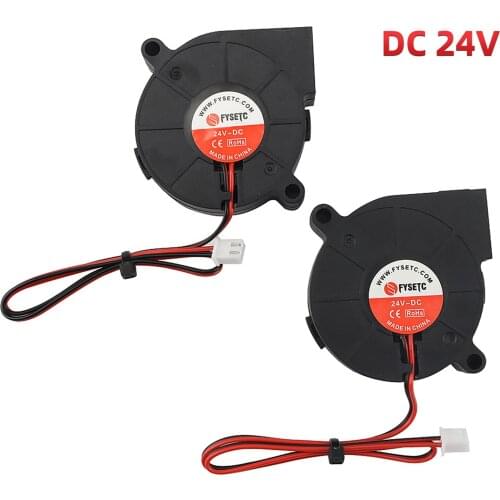 Blowers Hydraulic Bearings 5015 Cooling Fan DC 12V Humidifiers 3D Printer Parts for 3D Printer 30x30x10mm 28.5cm Line Length