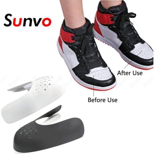 Dropshipping Anti Crease Protector Shoes Shields Sneakers Anti Wrinkle for Shoe Protection Sport Support Toe Cap Guard Stretcher