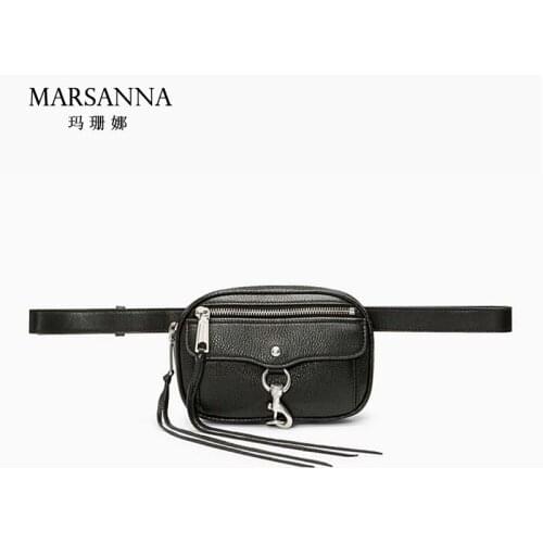 Brand Luxury Women Waist Bag Female Belt Bag Strap Fashion Shoulder Pu Leather Tassel Bag For Womens Chain Bag 3 color