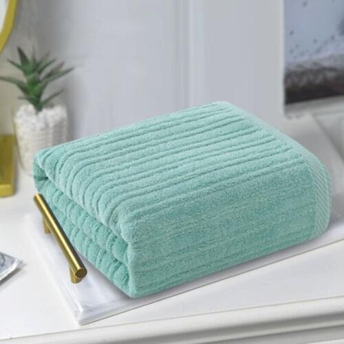 1-3pcs Japanese Style Face/Bath Towel Pure Cotton Solid Stipre Beige Blue Grey Beach Bathroom Washcloth Adult Home Hotel Textile