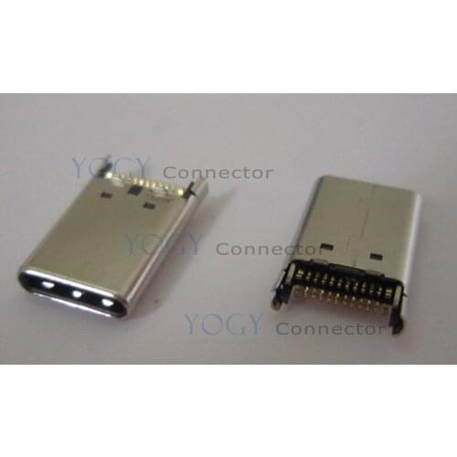 1pcs 24pin Type-c usb male connector fit for laptop, mobile phone and tablet data cable usb 3.1 plug