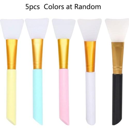 5Pcs Silicone Cleaning Mixing Brush UV Resin Cleaning Mold Tools Jewelry Making Tools Colors Random
