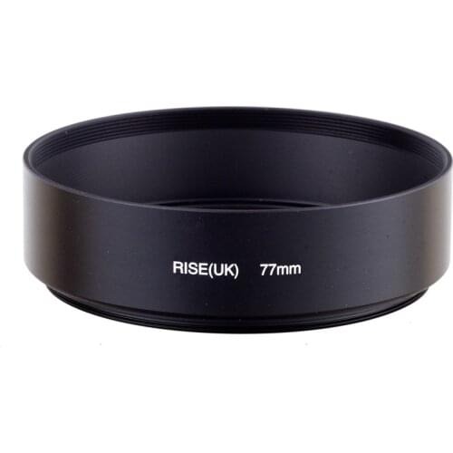 77mm Professional Standard Metal Lens Hood for Canon Nikon Sony Leica Olympus Pentax