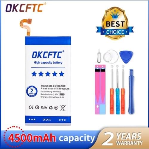 OKCFTC 4500mAh EB-BG960ABE Battery for Samsung GALAXY S9 G9600 G960F SM-G960