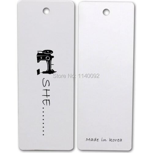 Free shipping custom clothing hang tag/paper swing tag/garment printed labels/tags 1000 pcs a lot
