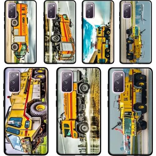 Fire Truck Case For Samsung Galaxy S20 FE S21 Ultra Note 20 Note9 Note10 S8 S10 S9 Plus S10e Coque