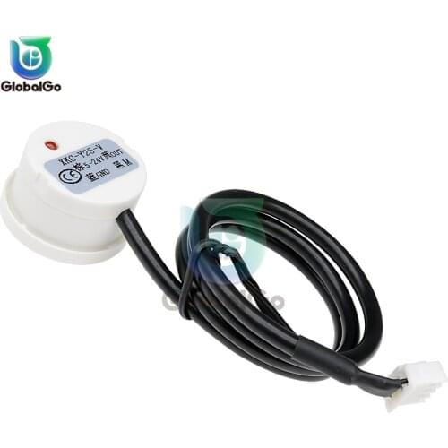 XKC-Y25-V Water Liquid Level Switch Contactless Detector Outer Adhering Type Level Sensor NPN PNP Rs485 Interface Power Adapter