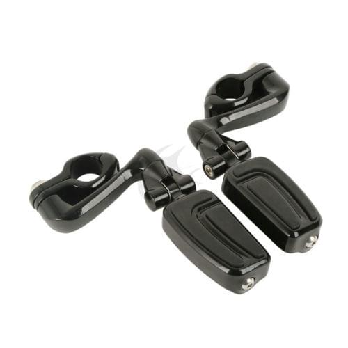 Motorbike 32mm 1 1/4" Engine Guard Mount Kit W/ Foot Peg For Harley Honda Suzuki