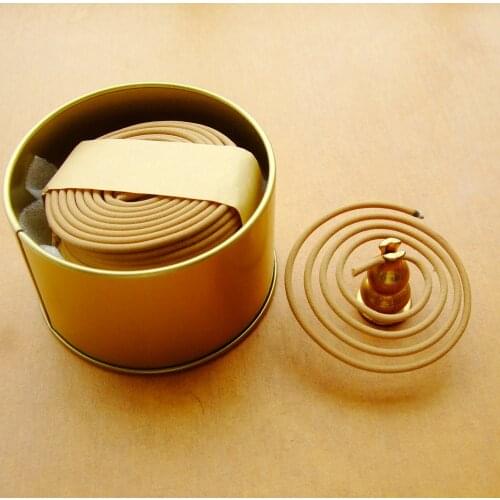 Natural Cambodian Oud Incense Coil,Arab Incense Vietnam Aloeswood Coil Incense 24pcs 1.5H Oudh incense Natural Sweet Aroma Scent