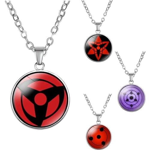 Anime NINJA Sharingan Ootutuki Necklace Cosplay Custome Jewelry Props Pendant Unisex Accessories Halloween