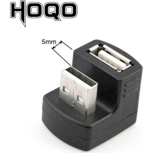 180 Degree USB2.0 Type A Male to Female Extension Adapter L Bend Right Angled 90 USB 2.0 U Extension Converter For 3G 4G router