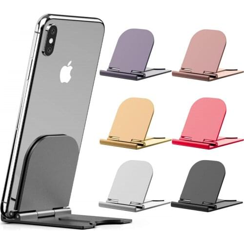 Portable Phone Stand Adjustable Foldable Tablet Mount Desktop Phone Holder Cradle Dock Desk Support for iPhone Samsung Huawei