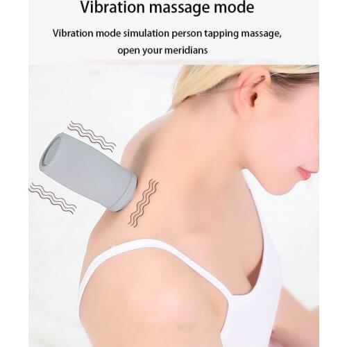 Skin Friendly Mini Fire-free Electric Pulse Detox Vacuum Suction Cupping Vibration Fitness Cupping Massager