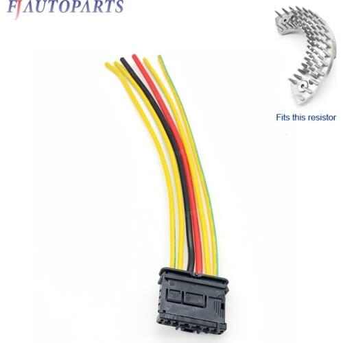 Wiring Harness Cable Connector for Air Conditioning Fan Blower Heater Resistor for Peugeot 206 207 307 Citroen Xsara Picasso