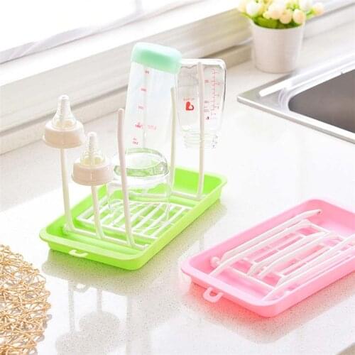 Baby Bottle Drying Rack Feeding Bottles Cleaning Drying Rack Storage Nipple Shelf Baby Pacifier Feeding Cup Holder