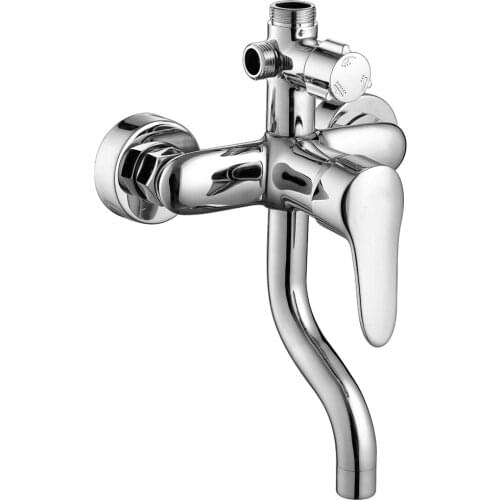 X8519BS - Luxury Deck Mounted Chrome Color Hot & Cold Water Brass Bath-Shower Faucet