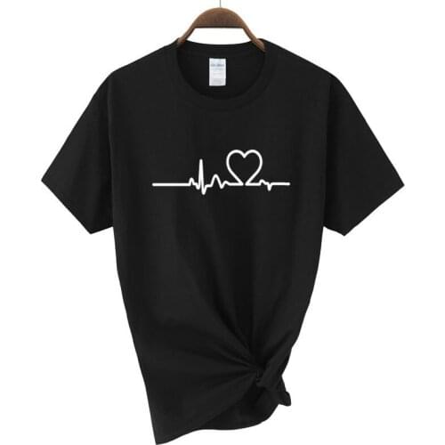 2021 New Brand Ladies T-shirts Women Fashion Love Printing Short-sleeved Tops Girls T-shirts Ladies Cotton Princess T-shirts