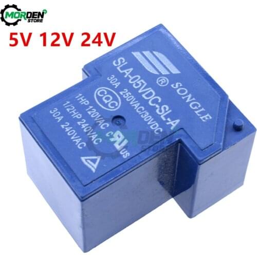 4Pin 5Pin Relays SLA-05VDC-SL-A SLA-12VDC-SL-A SLA-24VDC-SL-A 5V 12V 24V