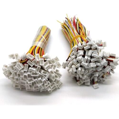50 Pair Micro JST 1.25 3-Pin Male and Female Connector plug with Wires Cables