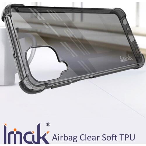 IMAK Airbag Case For Samsung Galaxy M32 A22 4G Drop resistance Soft TPU Silicone Clear Transparent Cover