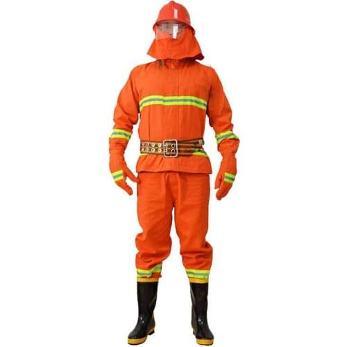 Breathable Thermal Radiation Firefighting Equipment Heat Resistant Safety Clothing Waterproof Fireproof Fireman Suit