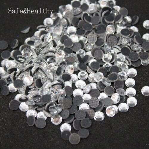 Crystal SS6- SS10 Machine Glass Material DMC Hotfix Rhinestones Flatback Glass For Clothing Decoration