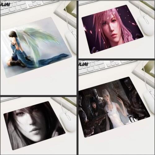 XGZ High Quality Small Size Non-slip Mouse Pad Final Fantasy Video Game Mouse Mat Desktop Computer Game Laptop Mouse Pads