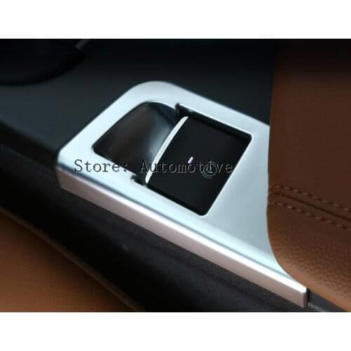 For Alfa Romeo Giulia 2017 ABS Matte Chrome Electronic Handbrake Decoration Cover Trim P Shift Sequins