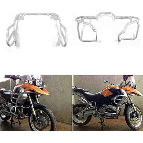 Motorcycle Highway Crash Bar Engine Tank Guard Cover Bumper Frame Protector For BMW R1200GS R1200 GS R 1200 GS ADV 2004-2012