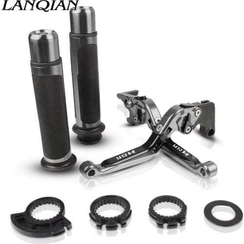 Motorcycle Accessories CNC Adjustable Brake Clutch Levers And Handle Grips With LOGO For YAMAHA XSR 900 ABS 2016