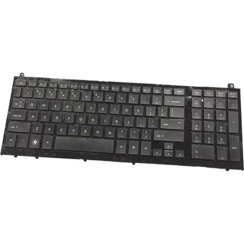 Laptop US Keyboard with Frame Fit for HP ProBook 4520 4520s 4525 4525s, 350x150x5mm