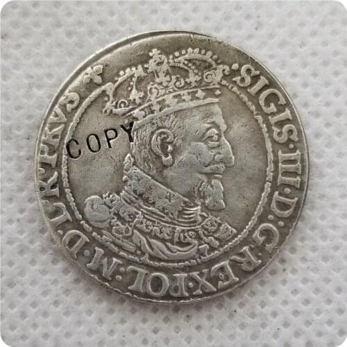 Poland-ORT-1618-SIGIS-III-GEDANENSIS Copy Coin commemorative coins-replica coins medal coins collectibles