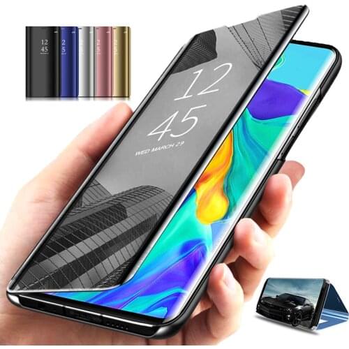 Shockproof case for Huawei Honor 8A JAT-LX1 Luxury Smart Mirror Flip Cover On Honor 8A Pro JAT-L41 Accessory For Honor8A Prime