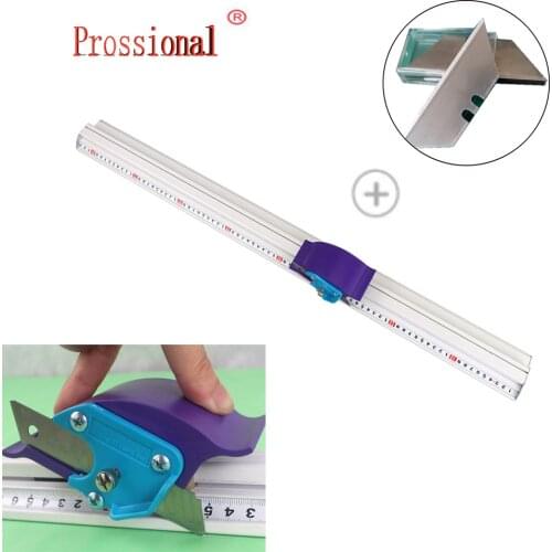 Board PVC Board Manual Cutting Ruler Anti-skid Cutting Positioning Ruler Cutting Track Woodworking Tool DIY Tool 70cm