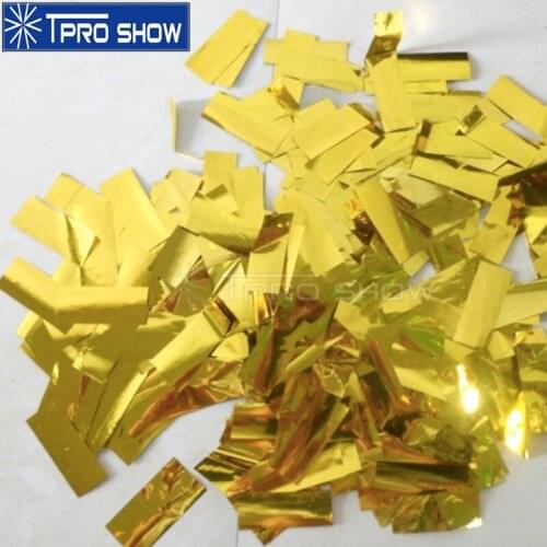 2KG Gold Silver Confetti Paper Stage Machine Metallic Confetti Paper Special Effect For Confetti Cannon In Wedding DJ Show