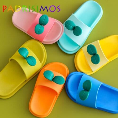 POADISIMOS Childrens Slippers Summer Cartoon Cute Boys Girls Antiskid Indoor Home Bathroom Bath Baby Cool Slippers FRX-DSL626