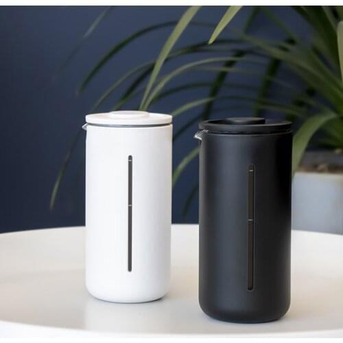 Timemore french press pot glass Portable French Press Coffee Pot Tea Maker450ml French Filter Tea Coffee Pot Press Plunger